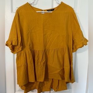 Shein Mustard Top